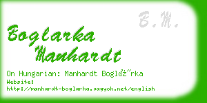 boglarka manhardt business card